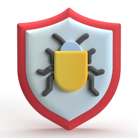 Escudo de insectos  3D Icon