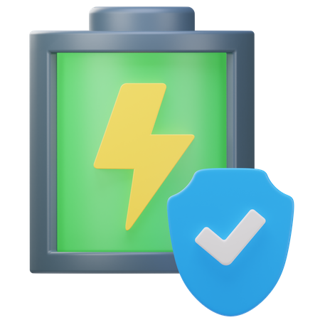 Escudo da bateria  3D Icon