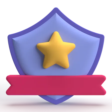 Escudo de calidad  3D Icon