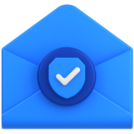 Escudo de correio  3D Icon