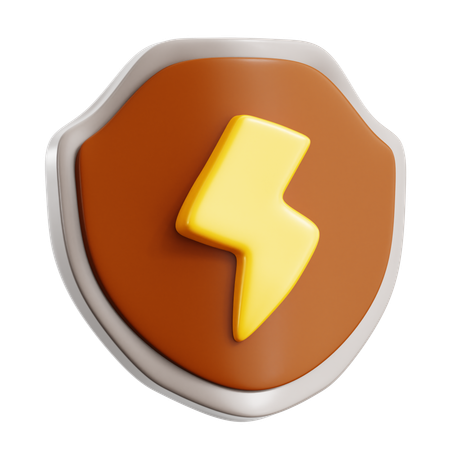 Escudo de energia  3D Icon
