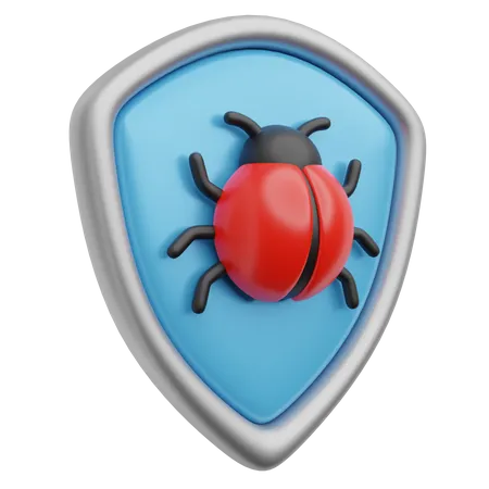Escudo de insectos  3D Icon