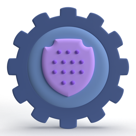 Escudo de Segurança  3D Icon