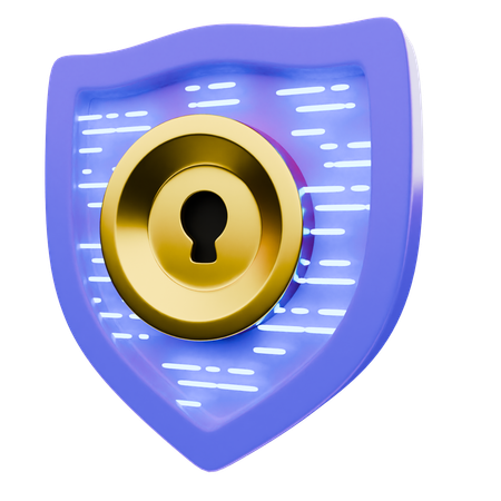 Escudo de Segurança  3D Icon