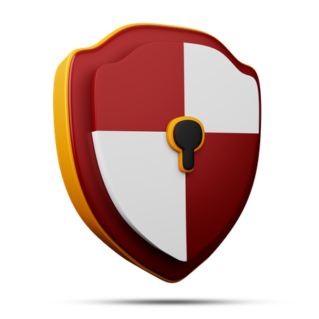 Escudo de Segurança  3D Icon