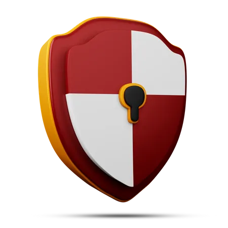 Escudo de Segurança  3D Icon