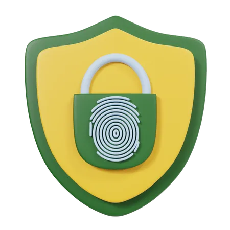 Escudo de seguridad  3D Icon