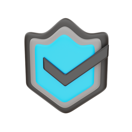 Escudo de seguridad  3D Icon