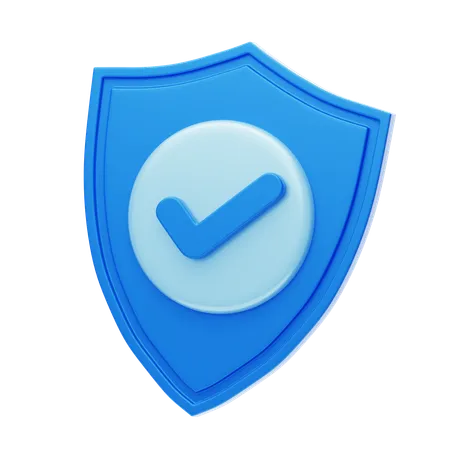 Verificar escudo  3D Icon