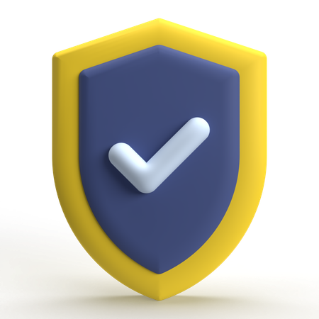 Verificar escudo  3D Icon