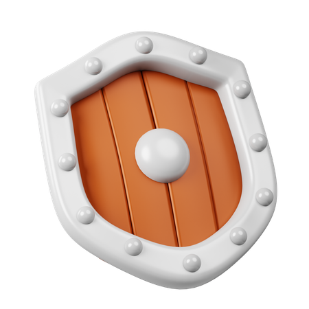 Escudo del defensor  3D Icon