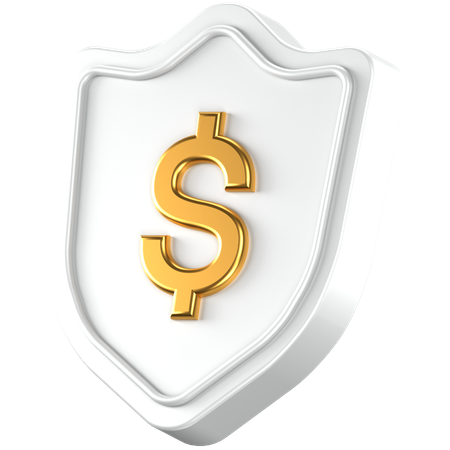 Escudo del dolar  3D Icon