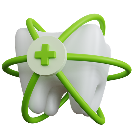Escudo dental  3D Icon
