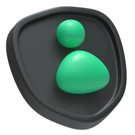 Escudo do usuário  3D Icon