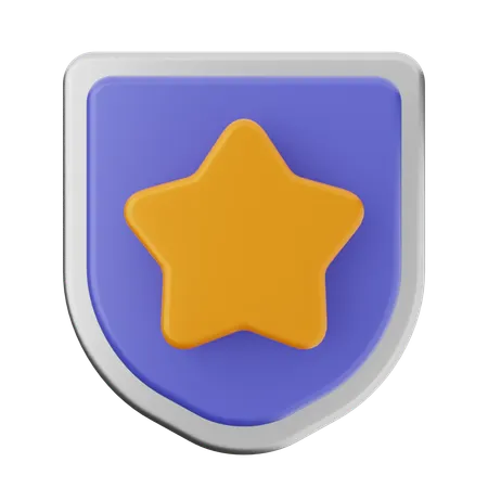 Protección de escudo estelar  3D Icon