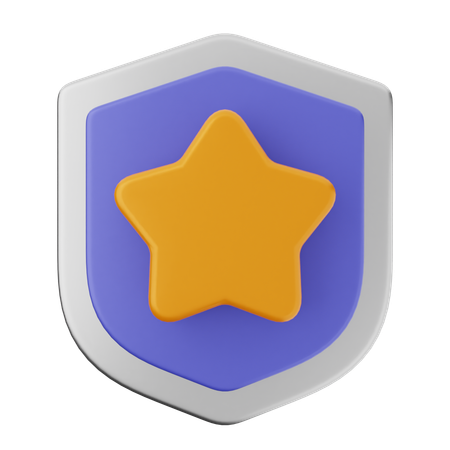 Protección de escudo estelar  3D Icon