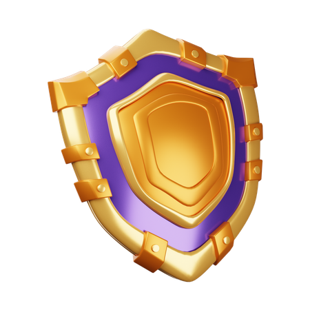 Escudo guerreiro  3D Icon