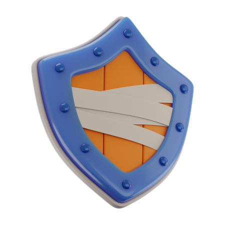 Escudo guerrero  3D Icon