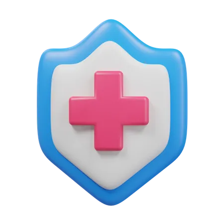 Escudo médico  3D Icon