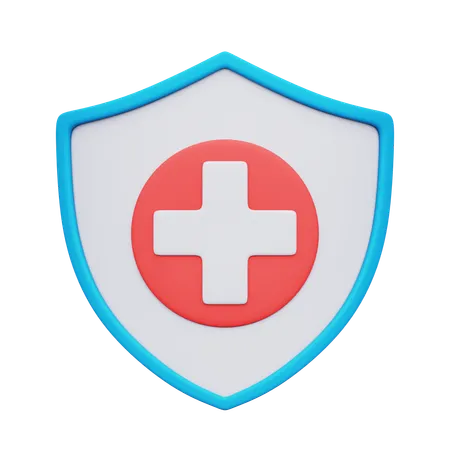 Escudo médico  3D Icon