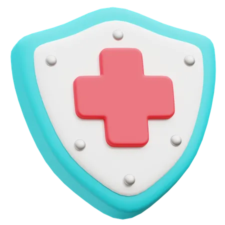 Escudo médico  3D Icon