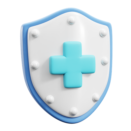 Escudo médico  3D Icon