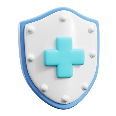 Escudo médico  3D Icon