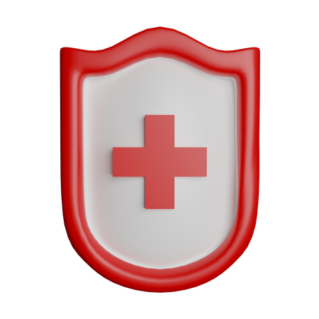 Escudo médico  3D Icon