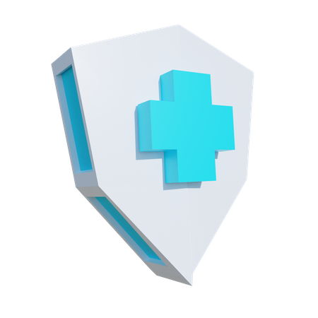 Escudo médico  3D Icon