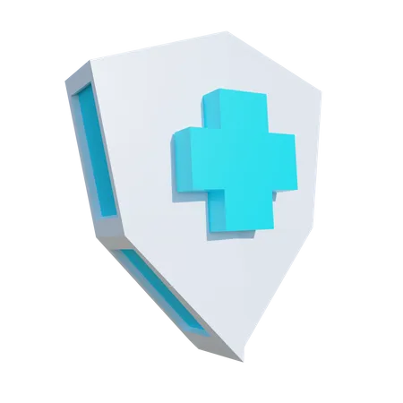 Escudo médico  3D Icon