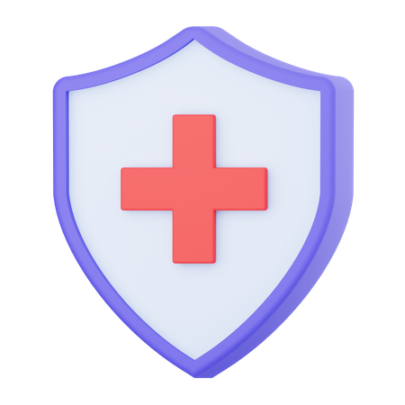 Escudo medico  3D Icon