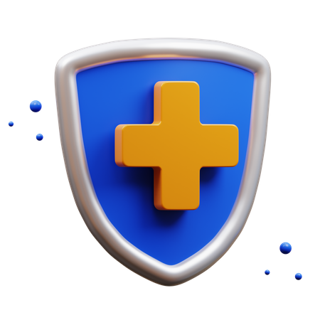 Escudo medico  3D Icon