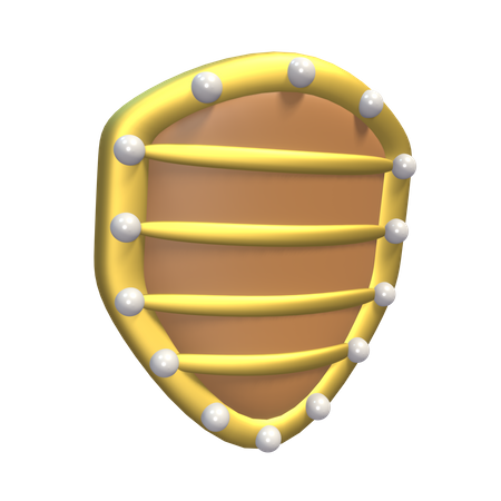 Escudo medieval  3D Icon