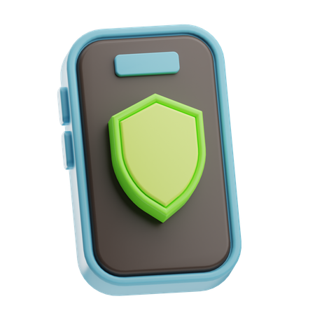 Escudo movil  3D Icon