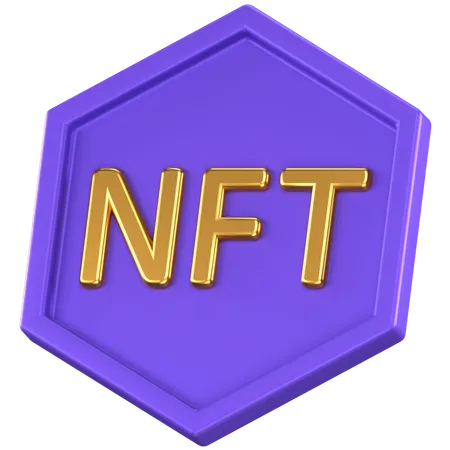 Escudo nft  3D Icon