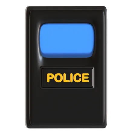 Escudo policial  3D Icon