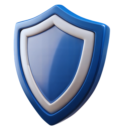 Protección de escudo  3D Icon