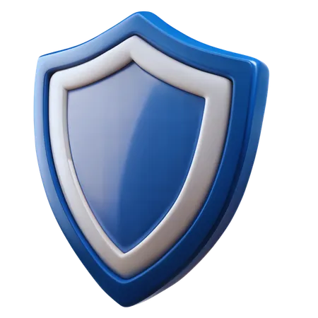 Protección de escudo  3D Icon