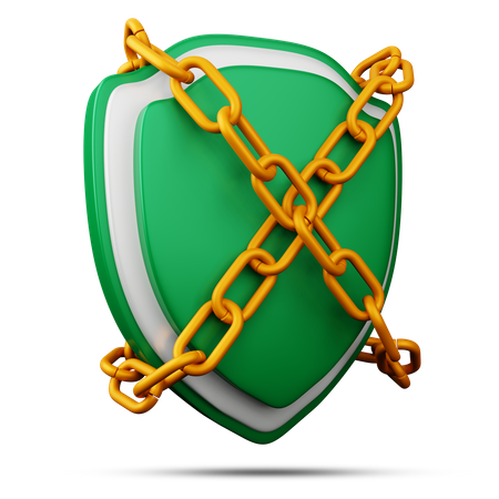 Escudo protetor  3D Icon