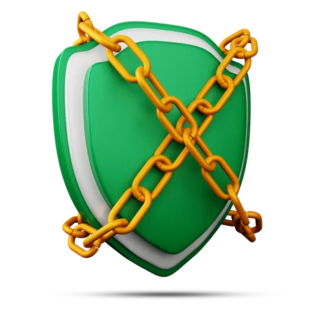 Escudo protetor  3D Icon