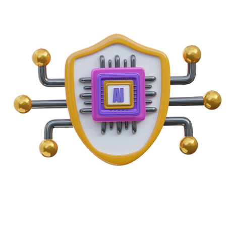 Protetor de escudo ai  3D Icon
