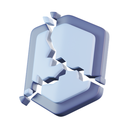 Escudo quebra  3D Icon