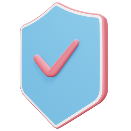 Escudo seguro  3D Icon