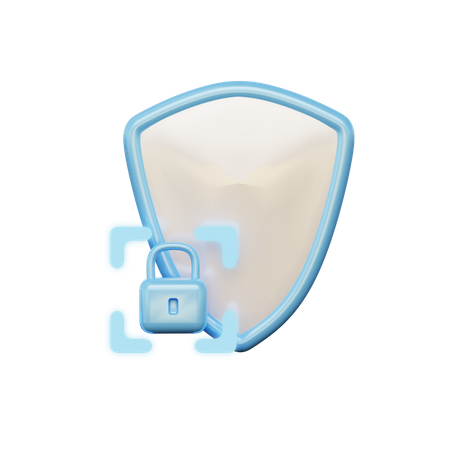 Escudo seguro  3D Icon