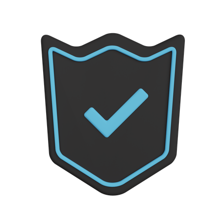 Escudo seguro  3D Icon