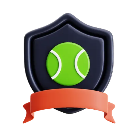 Escudo de tenis  3D Icon