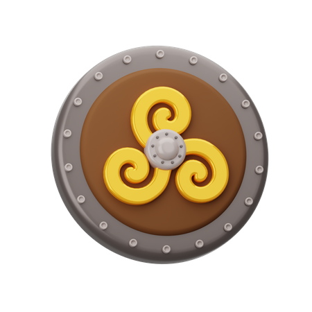 Escudo viking  3D Icon