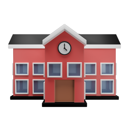 Escuela  3D Icon