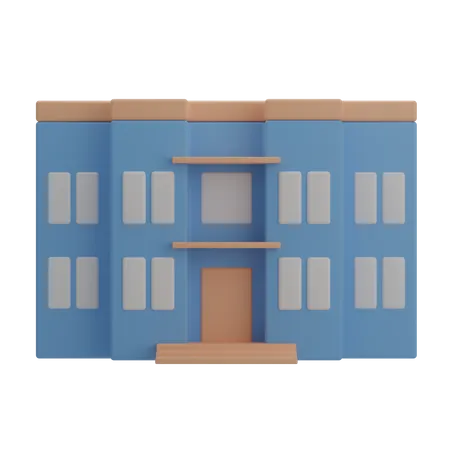 Escuela  3D Illustration