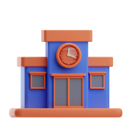 Escuela  3D Icon